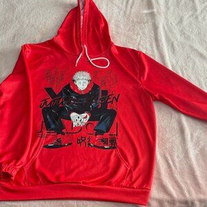 Red hoodie, 2XL, long sleeve